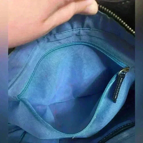 Dooney & Bourke Vintage Signature Canvas Print Small Soft Satchel Shoulder Bag - Picture 13 of 16